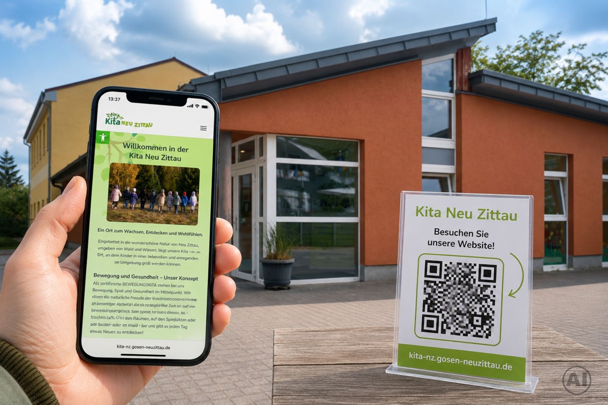 Kita Neu Zittau präsentiert neuen Internetauftritt