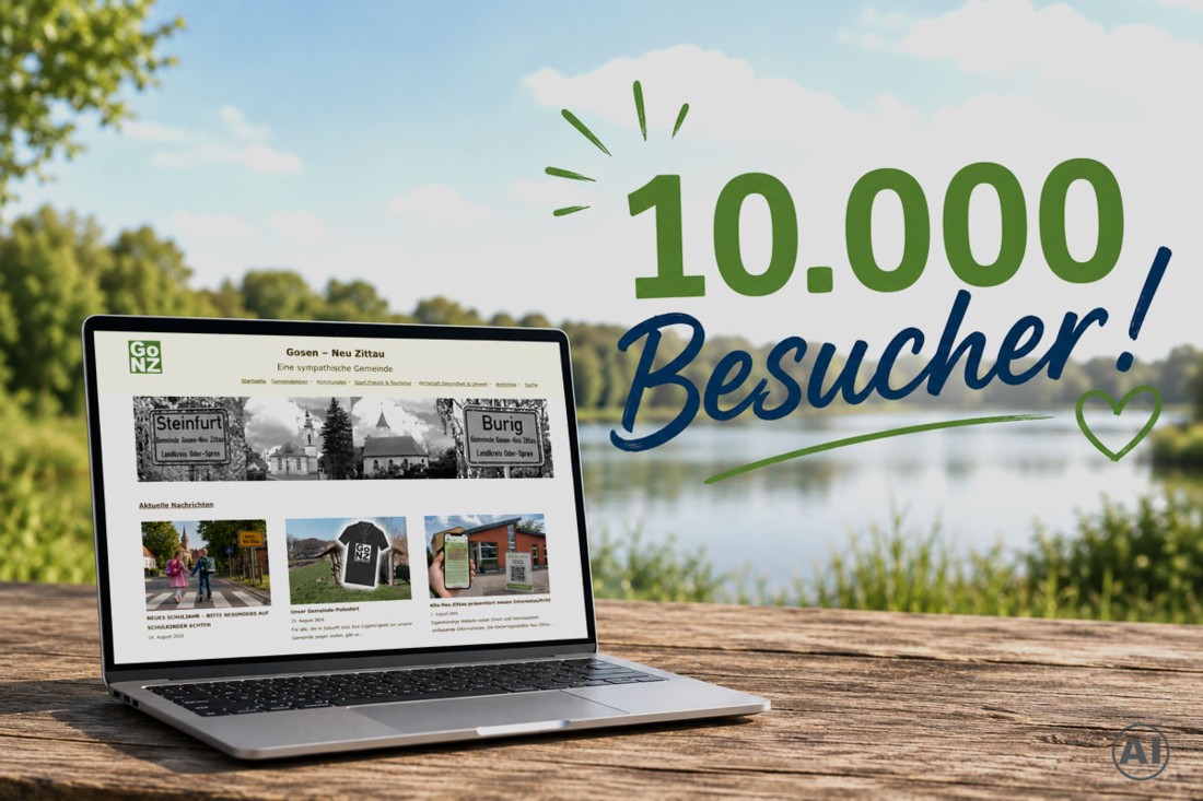 10.000 Besucher – ein Grund zur Freude!